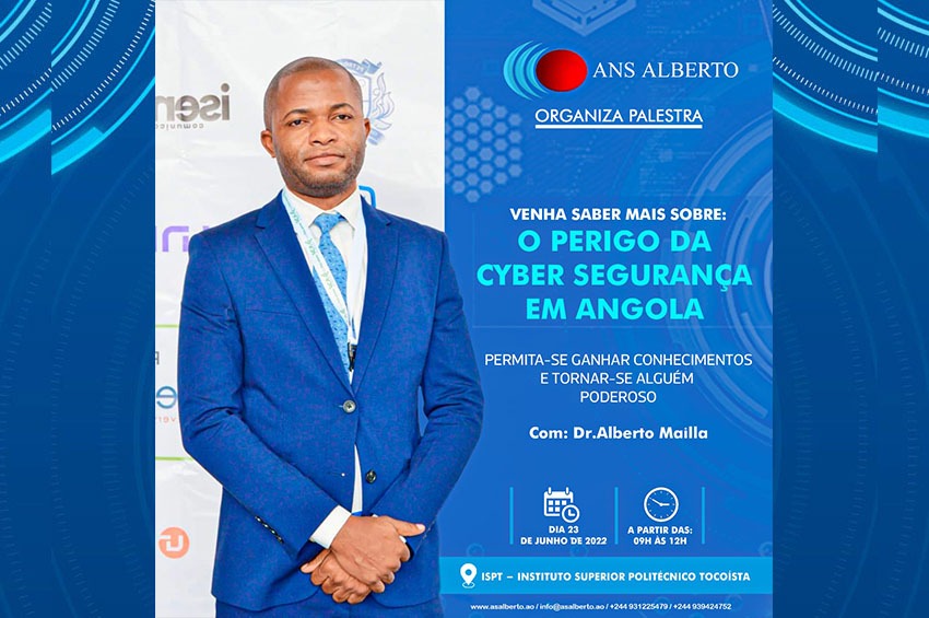 ANS ALBERTO realiza palestra sobre segurança cibernética em Angola