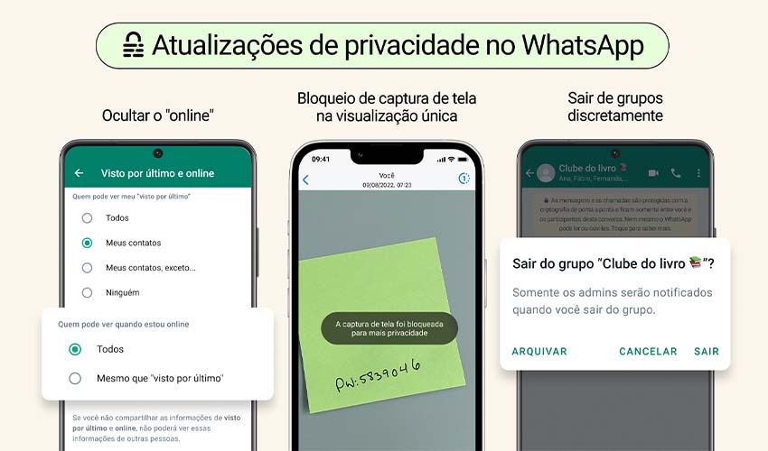 WhatsApp anuncia novos recursos para aumentar privacidade